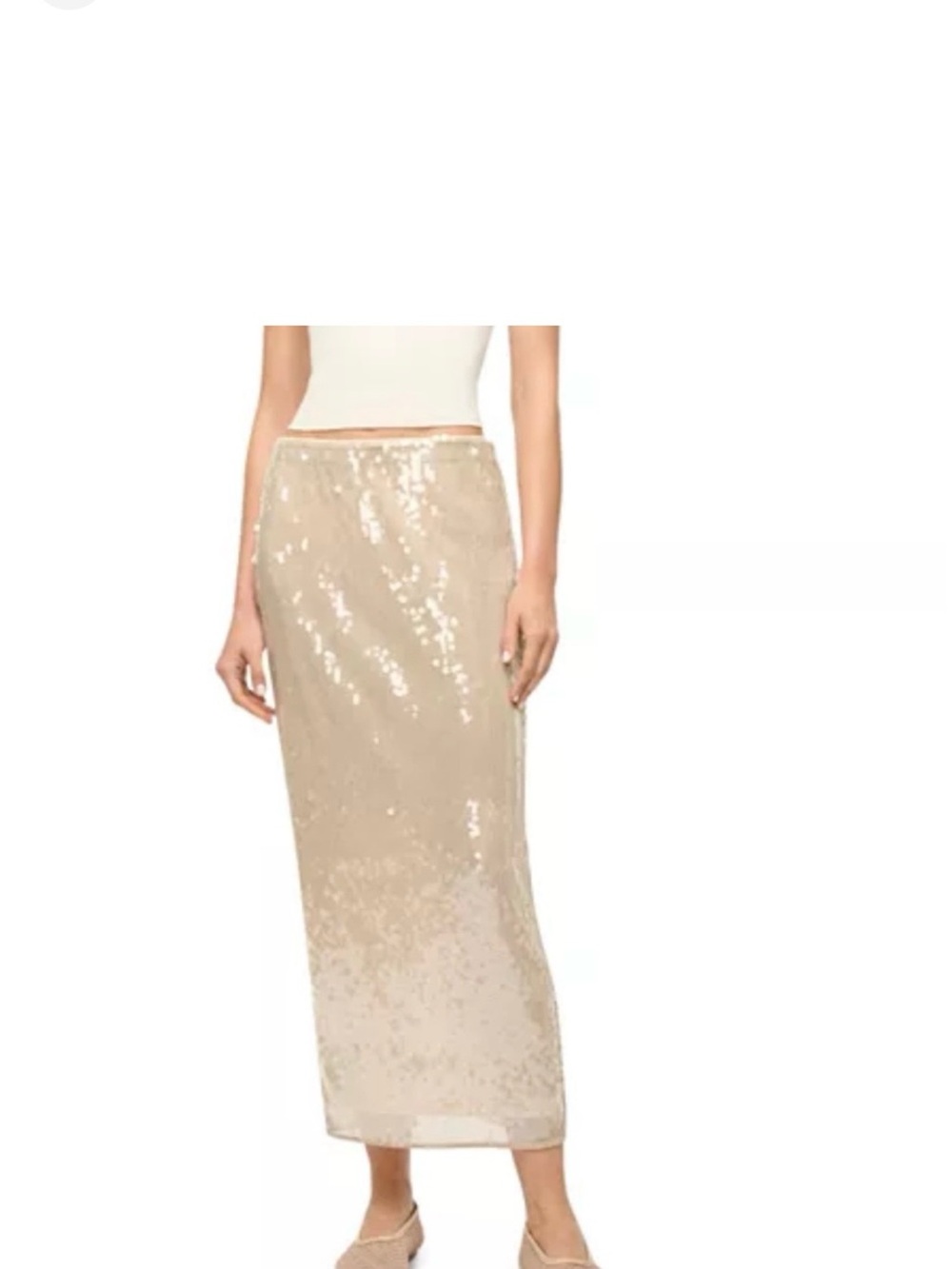 Staud Casey Skirt in Moon, Size 10, Worn Once